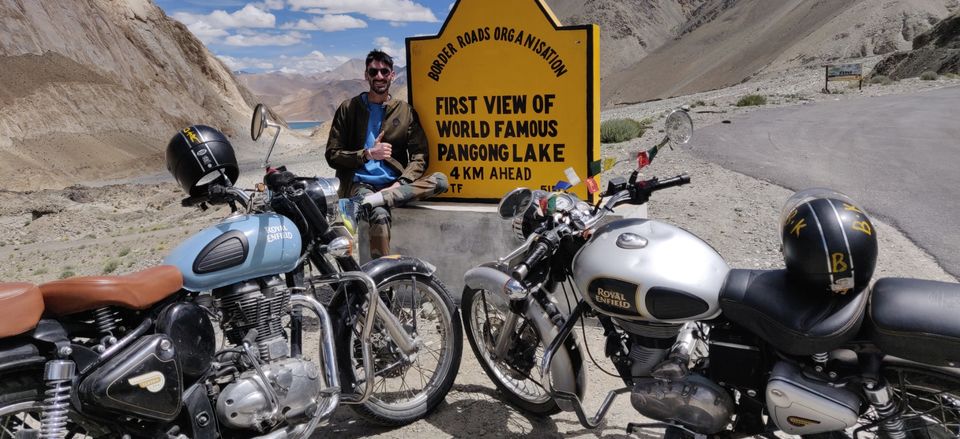 Photo of Pangong Lake by Tapasvi Shandilya