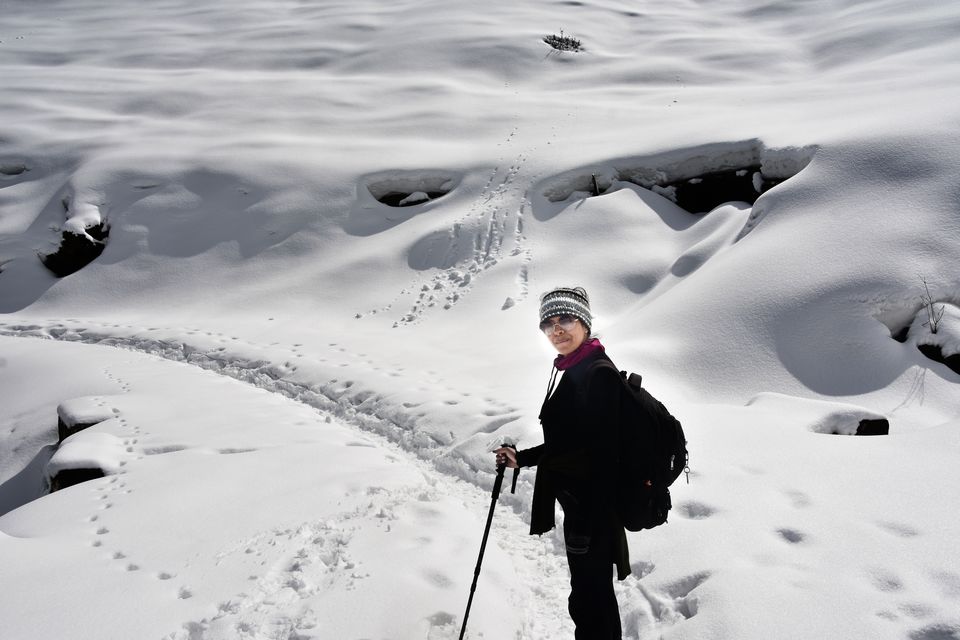 Photo of My first trek in Himalayan winters - Explored a lake with a floating island by travelingcocoon_kanika