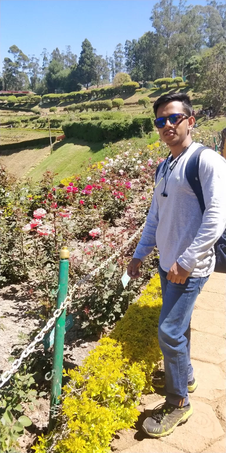 Photo of Government Rose Garden, Horticulture House, Elk Hill Road, Bombay Castel, Ooty, Tamil Nadu, India by Amiyangshu Nath