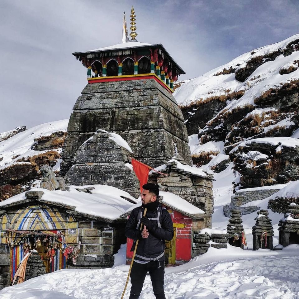 tungnath trek in winter