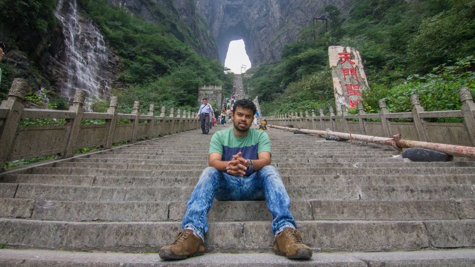 Photo of TIANMEN MOUNTAIN by Goutham & Thara