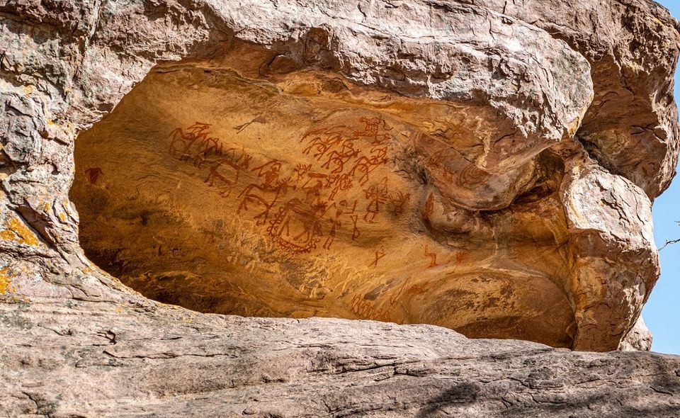 Photo of Bhimbetka rock shelters, Bhojpur Raisen, Madhya Pradesh, India by Rohit Prajapati (Aaric)