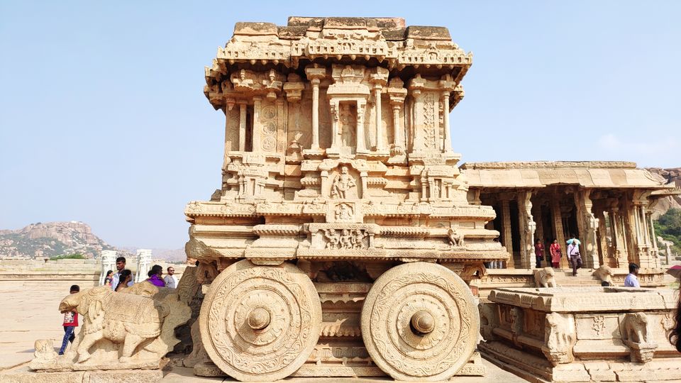 Photo of Stone Chariot, Hampi, Nimbapura, Karnataka, India by Omkar Kulkarni