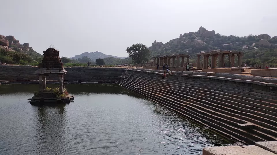 Photo of Pushkarani, Hampi, Karnataka, India by Omkar Kulkarni