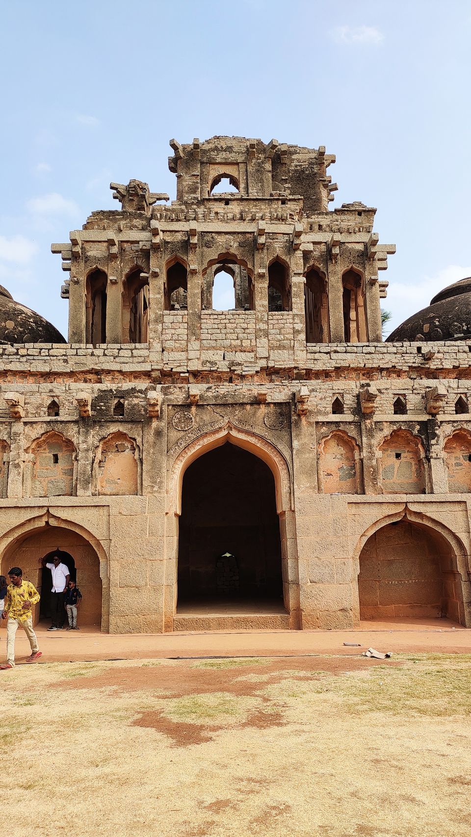 Photo of Elephant's Stables, Hampi, Karnataka, India by Omkar Kulkarni