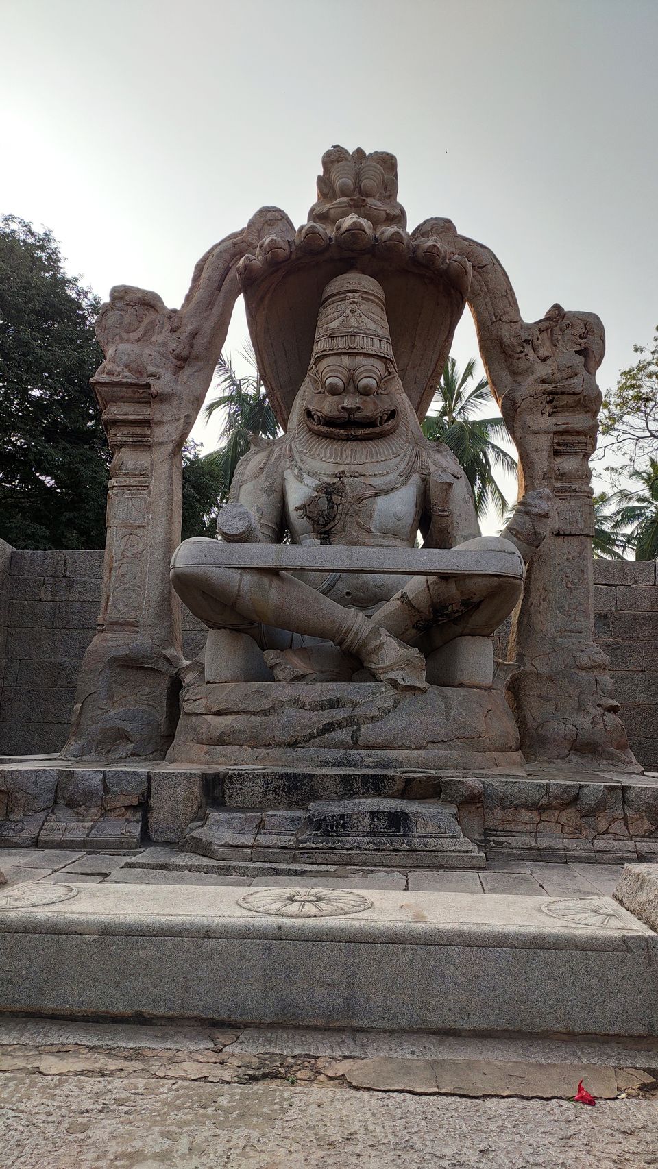 Photo of Lakshmi Narasimha, Hampi, Karnataka, India by Omkar Kulkarni