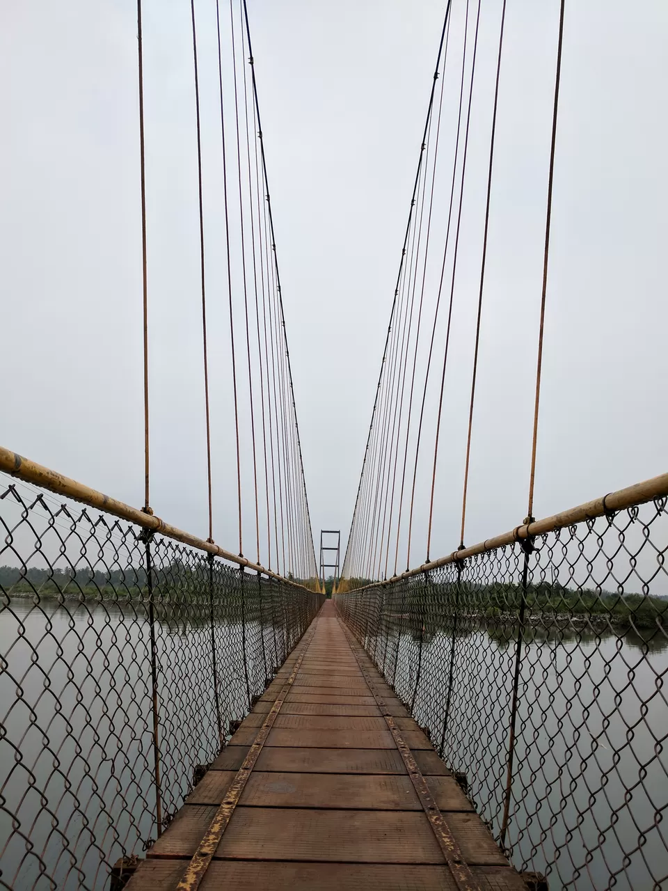 Photo of Hanging Bridge, Karki, Karnataka, India by Ananiah Blessing