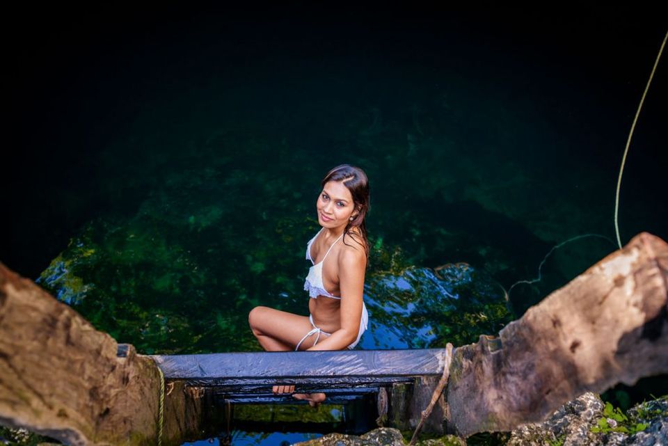 Photo of Cenote Suytun, Valladolid, Yucatan, Mexico by Shraddha