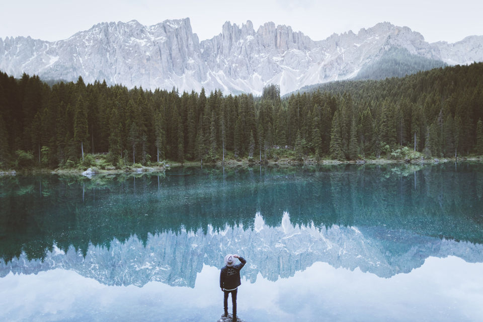 Photo of Lago di Carezza, Welschnofen, Province of Bolzano - South Tyrol, Italy by Giulia Woergartner