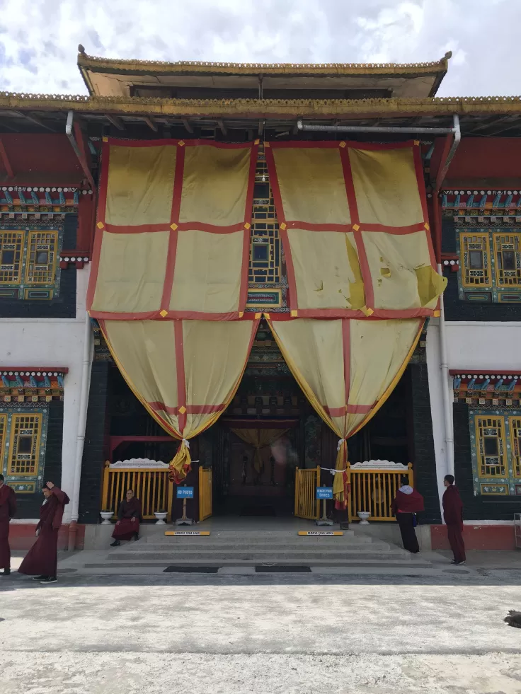 Photo of Enchey Monastery, Gangtok, Sikkim, India by Monali Monalisa