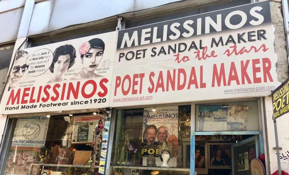 Photo of Melissinos Art -The Poet Sandal Maker, Agias Theklas, Athens, Greece by Satarupa Mitra Datta