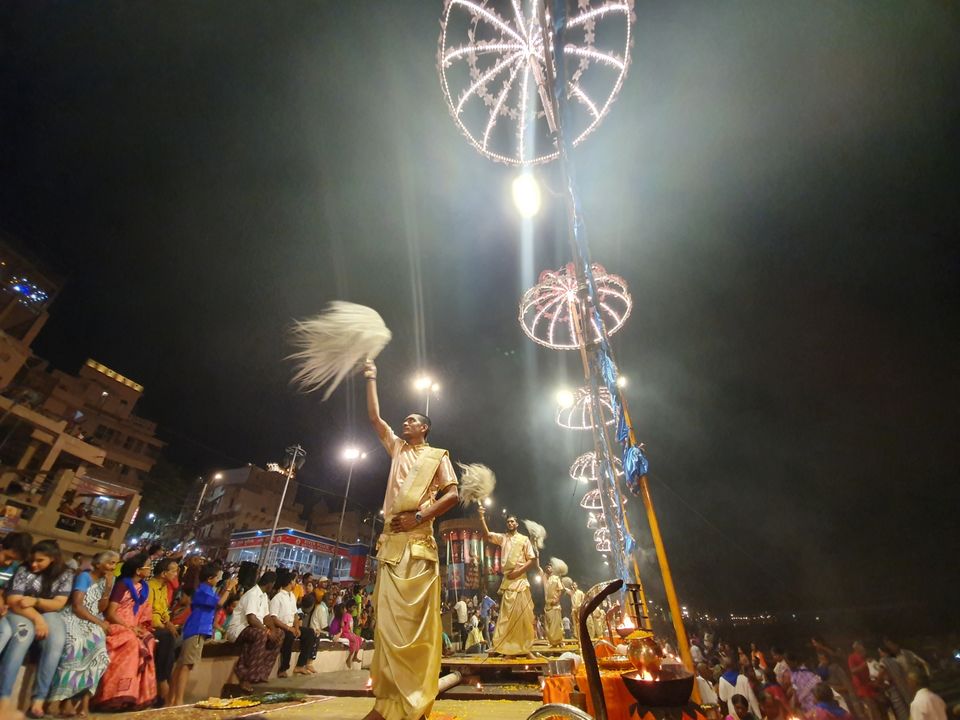 Photo of Ganga Aarti, Ghats of varanasi, Katesar, Varanasi, Uttar Pradesh, India by Aashutosh Bhattacharyya