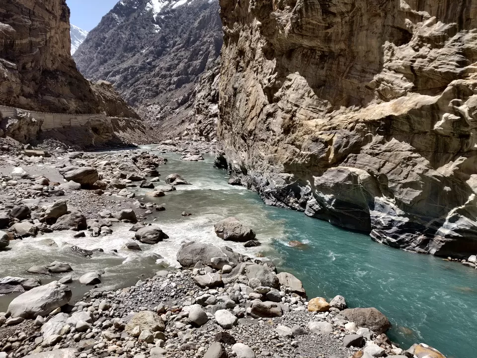 Photo of Confluence of Spiti and Sutlej River, Dhar Dolma, Himachal Pradesh by Neha & Abhay