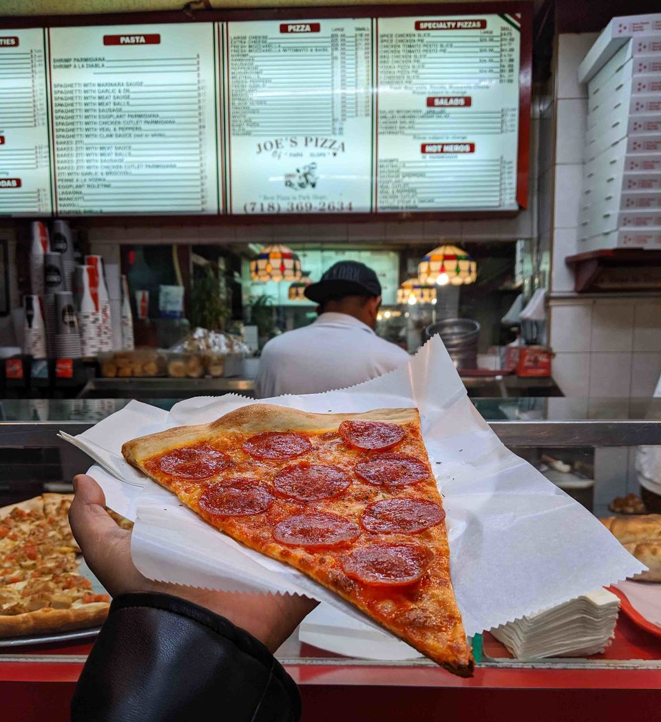 Photo of Joe's Pizza, East 14th Street, New York, NY, USA by Isha Saxena