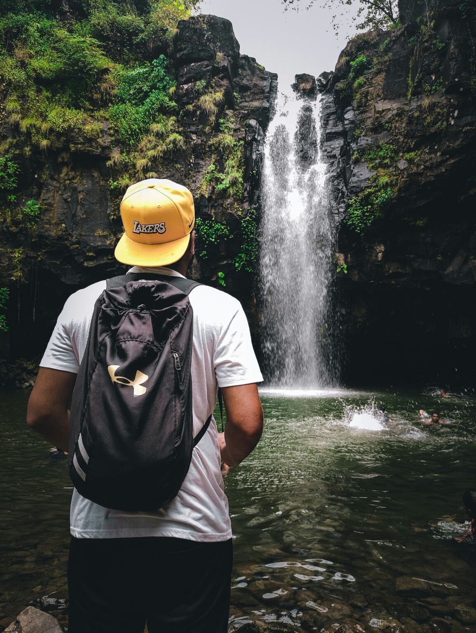 Photo of Surrender to the flow🌈#waterfallstory by Atul Patil