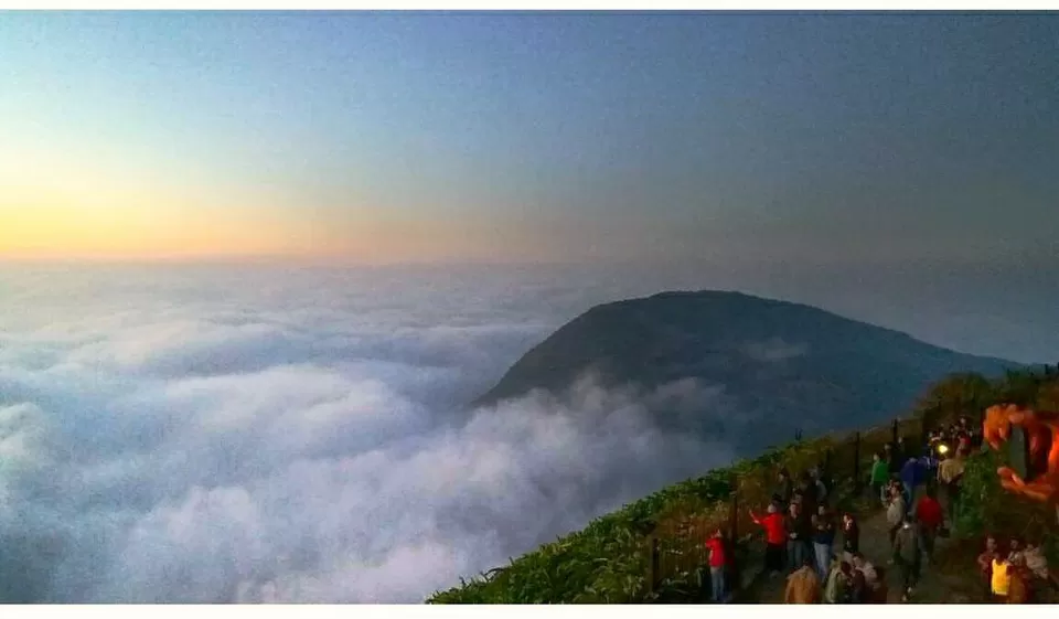 Photo of Escaping in to the clouds@Nandi Hills #viewfromthetop by Aishwariya Roy