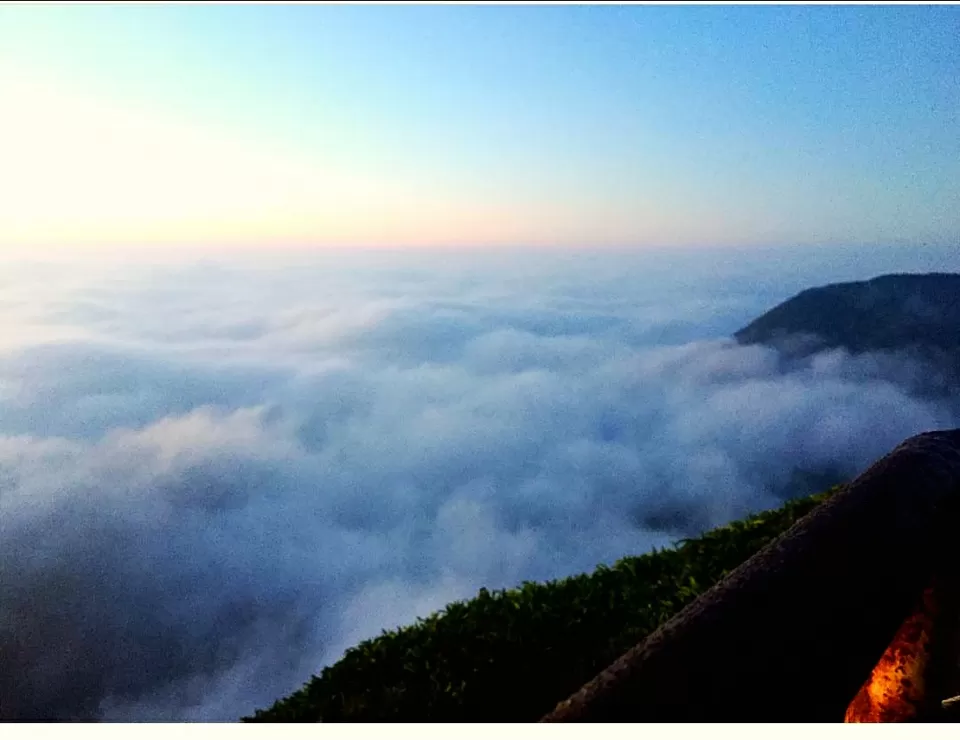 Photo of Escaping in to the clouds@Nandi Hills #viewfromthetop by Aishwariya Roy