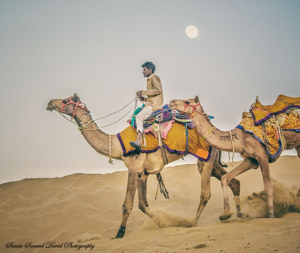 Photo of Sam Sand Dunes Jaisalmer, Sam, Rajasthan, India by Samir Samuel David