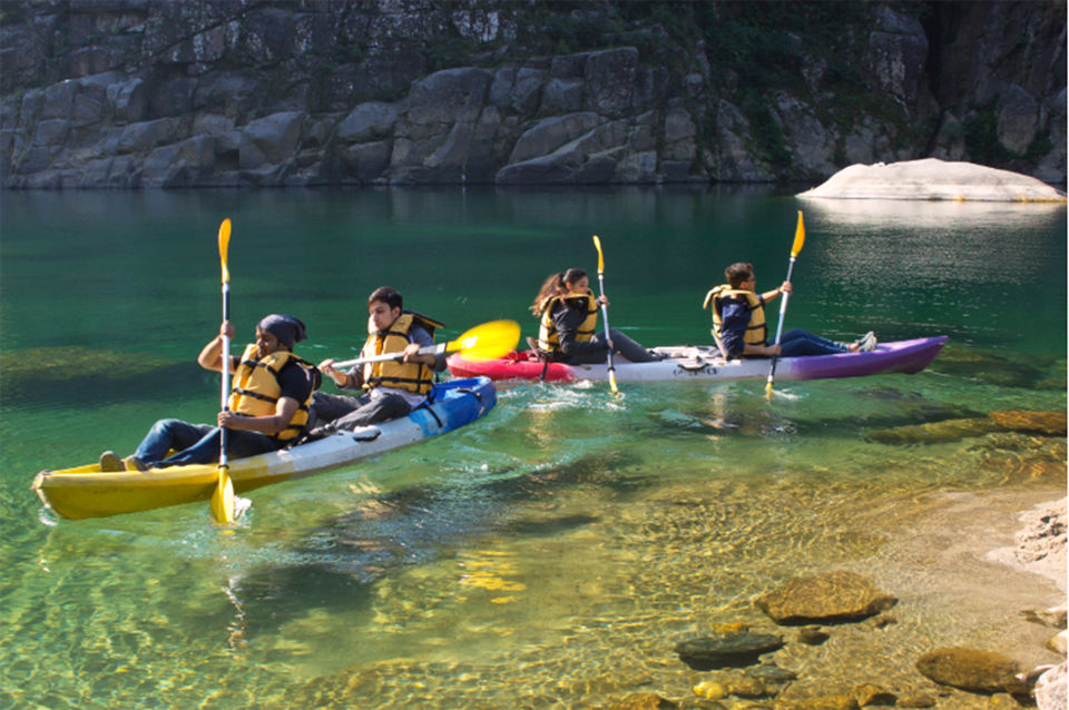 Photo of Kayaking in Dawki, Meghalaya. by Two Metal Tourists