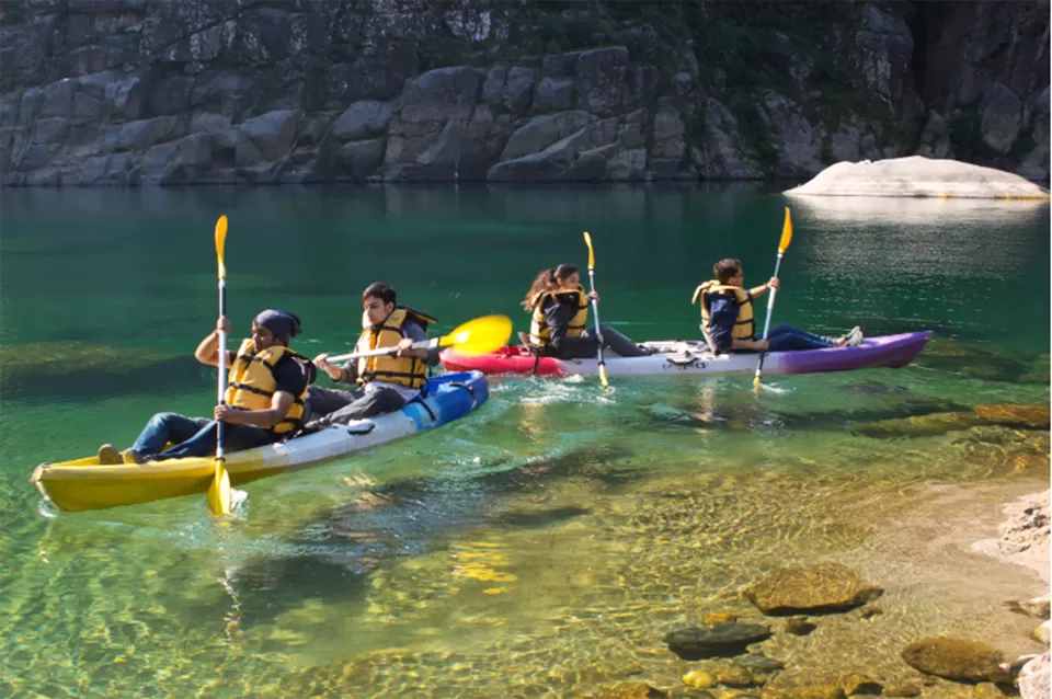 Photo of Kayaking in Dawki, Meghalaya. by Two Metal Tourists