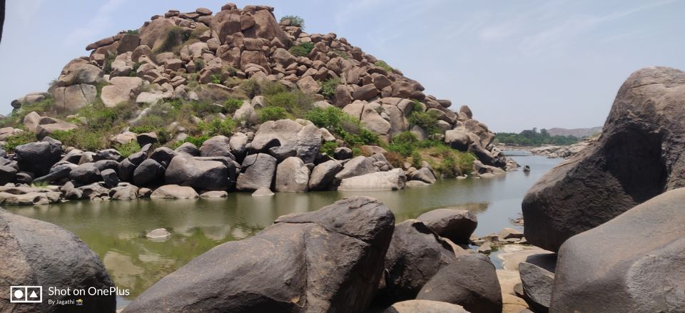 Photo of Hampi Bazaar Street, Karnataka, India by Jagathi Velpuri