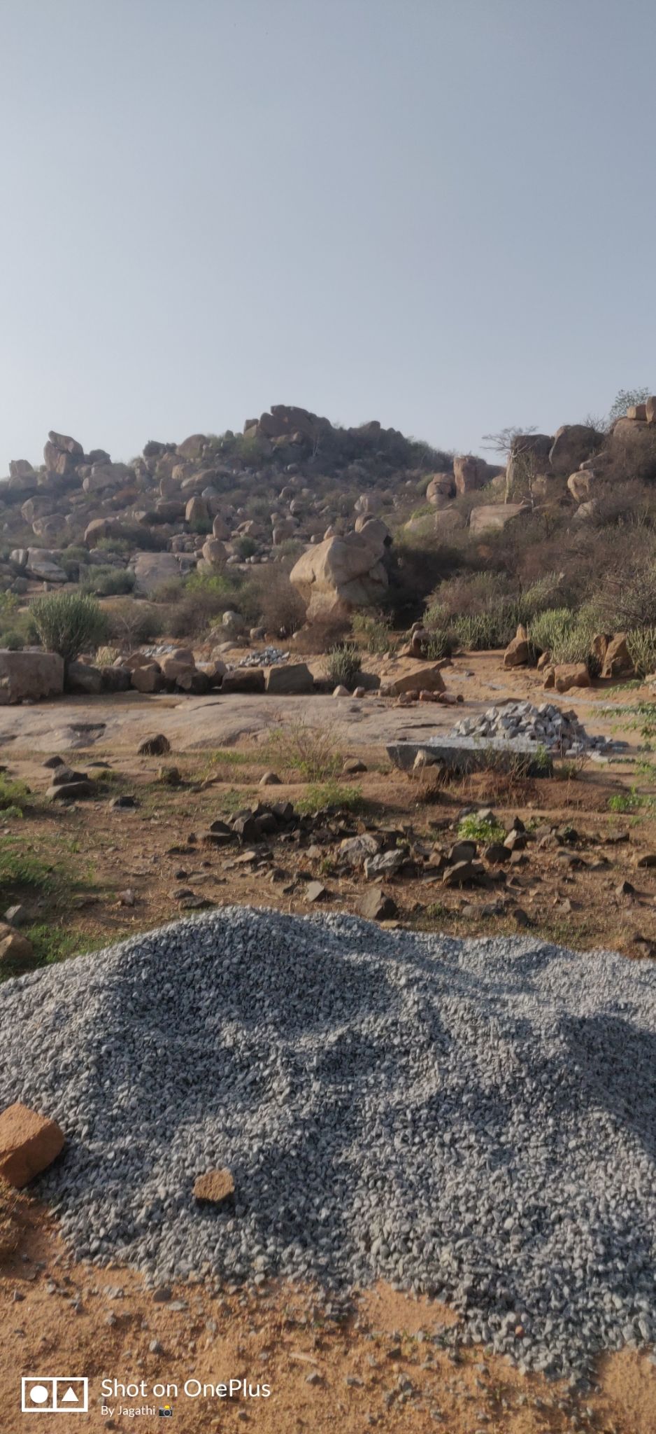 Photo of Hampi Bazaar Street, Karnataka, India by Jagathi Velpuri