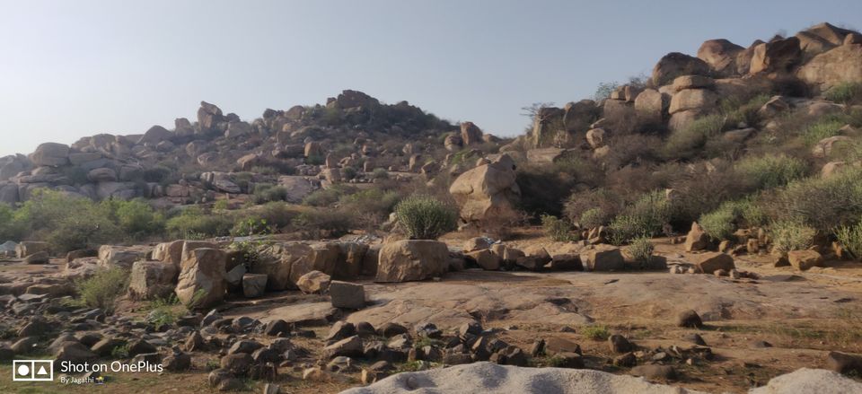 Photo of Hampi Bazaar Street, Karnataka, India by Jagathi Velpuri