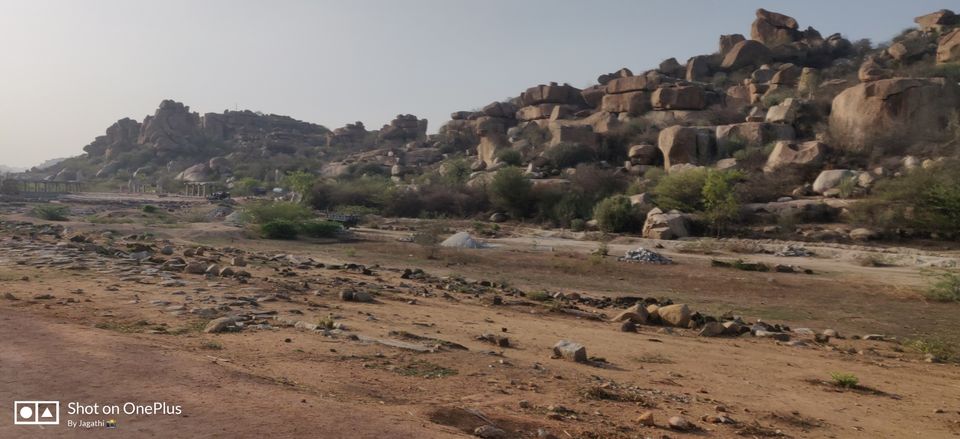 Photo of Hampi Bazaar Street, Karnataka, India by Jagathi Velpuri