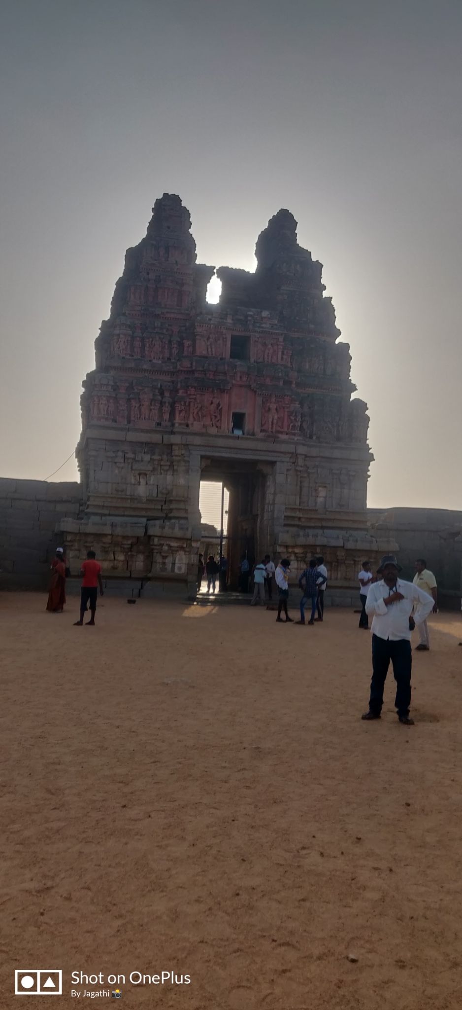Photo of Hampi Bazaar Street, Karnataka, India by Jagathi Velpuri