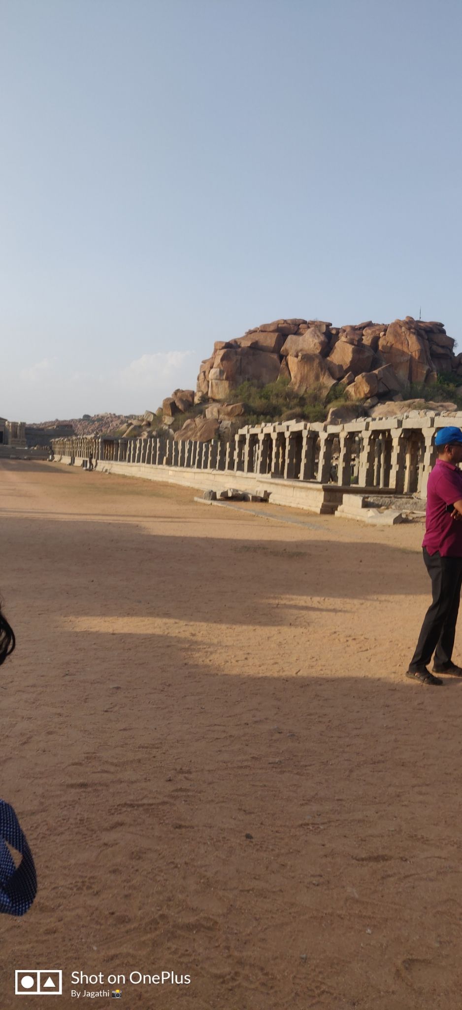 Photo of Hampi Bazaar Street, Karnataka, India by Jagathi Velpuri