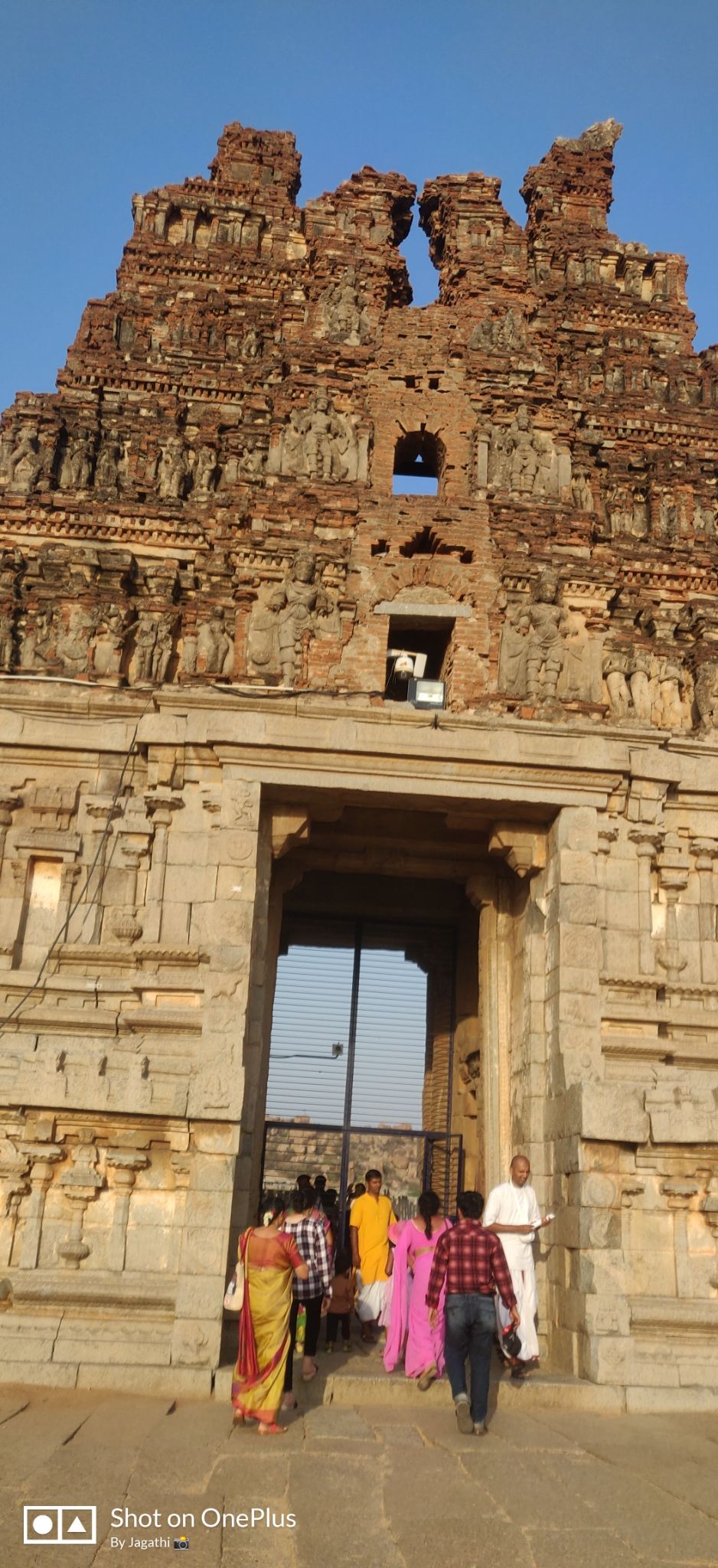 Photo of Hampi Bazaar Street, Karnataka, India by Jagathi Velpuri