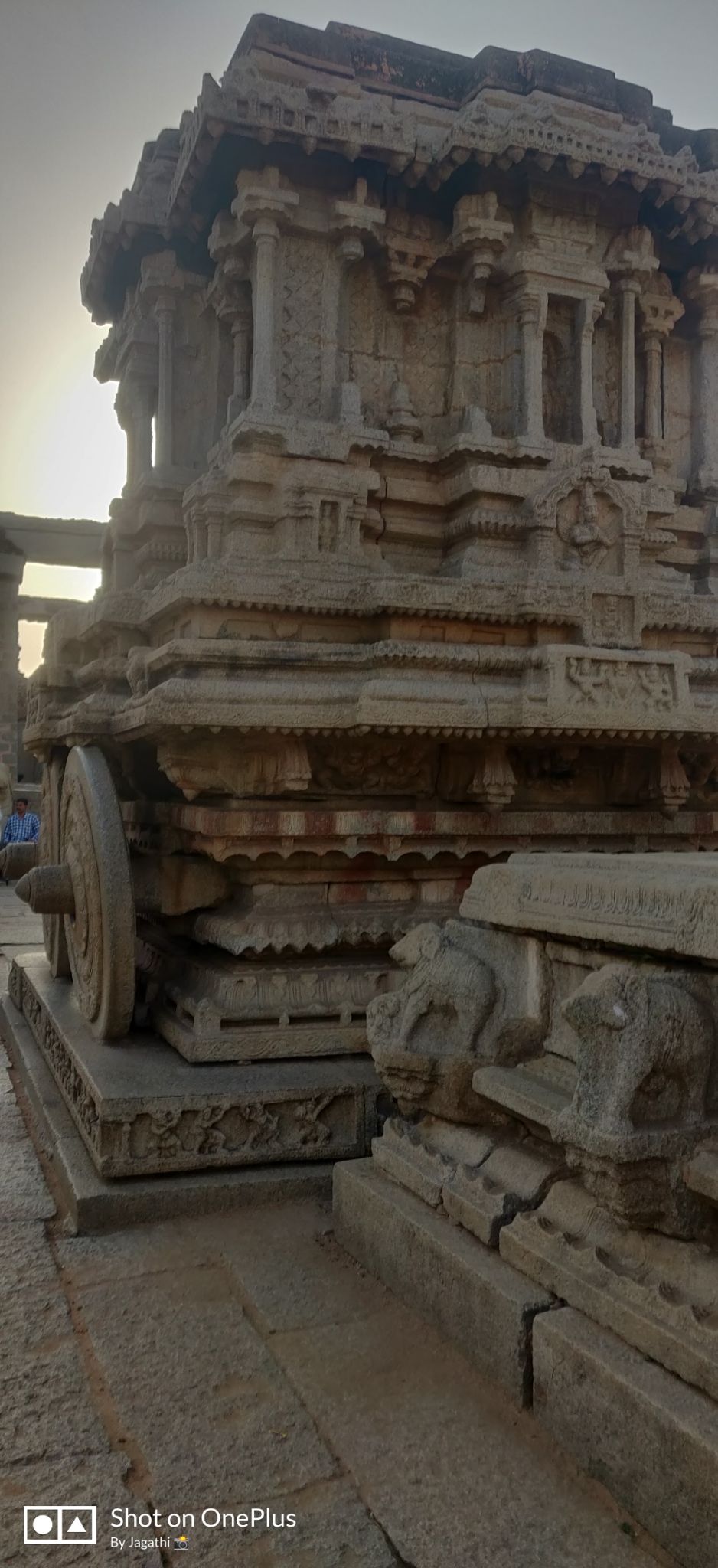 Photo of Hampi Bazaar Street, Karnataka, India by Jagathi Velpuri
