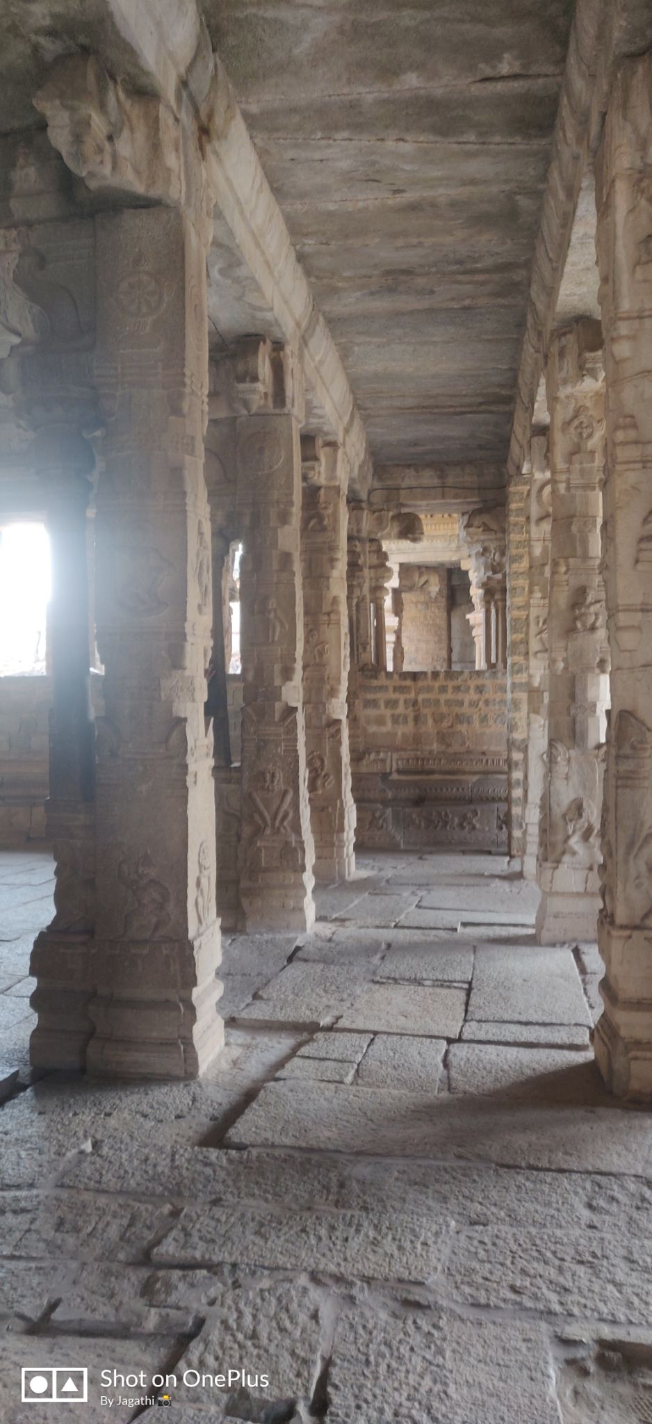Photo of Hampi Bazaar Street, Karnataka, India by Jagathi Velpuri