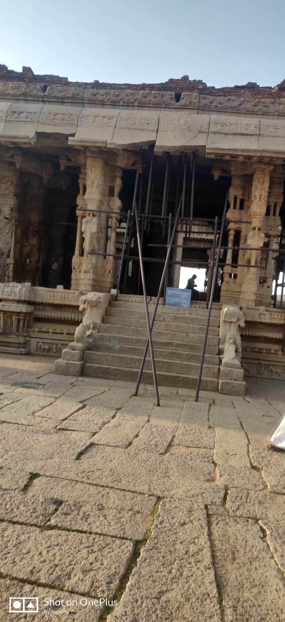 Photo of Hampi Bazaar Street, Karnataka, India by Jagathi Velpuri