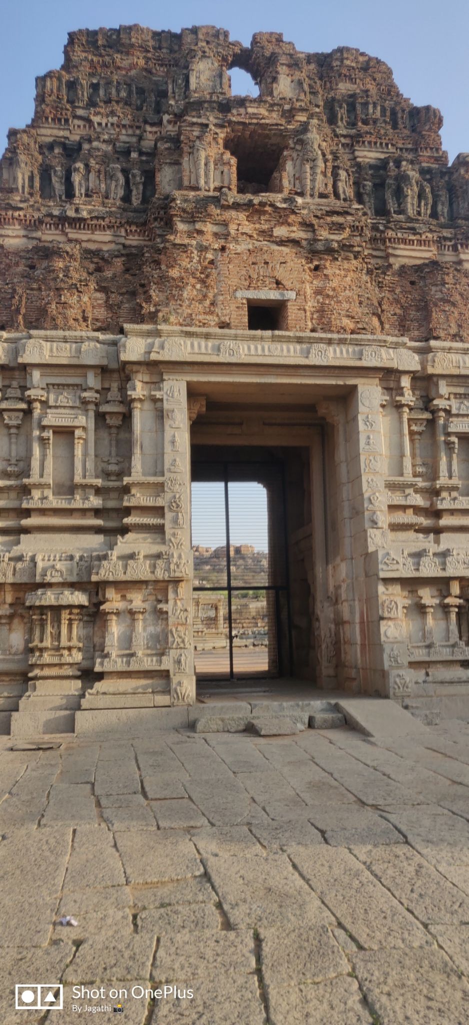 Photo of Hampi Bazaar Street, Karnataka, India by Jagathi Velpuri