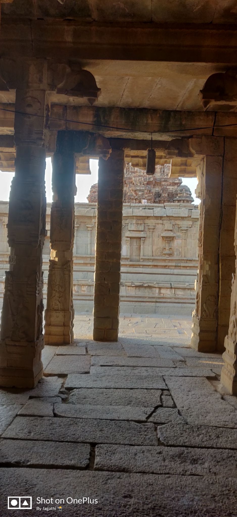 Photo of Hampi Bazaar Street, Karnataka, India by Jagathi Velpuri