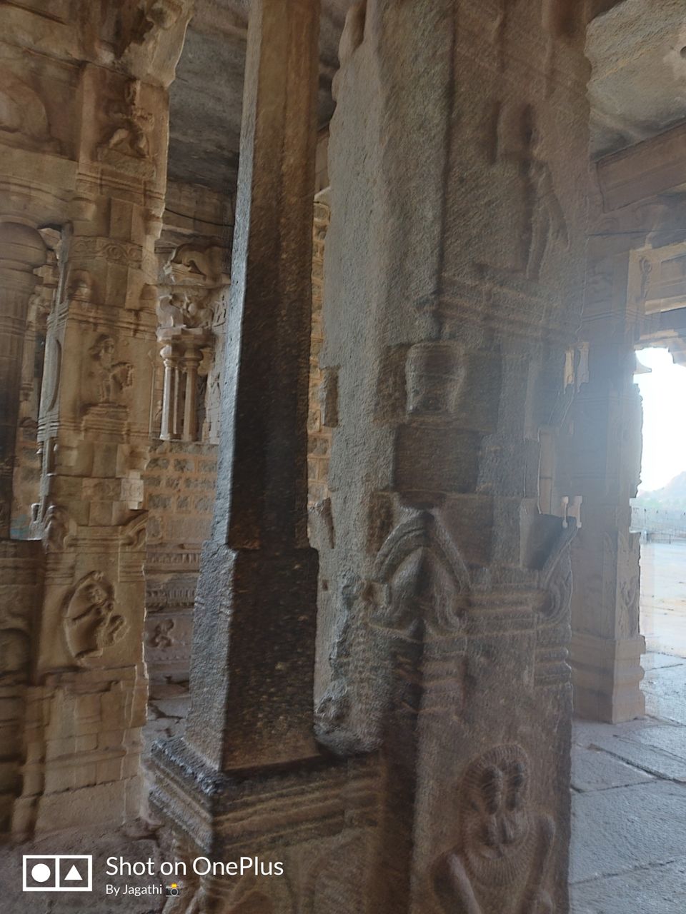 Photo of Hampi Bazaar Street, Karnataka, India by Jagathi Velpuri