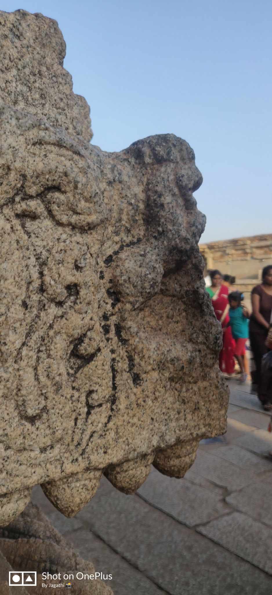 Photo of Hampi Bazaar Street, Karnataka, India by Jagathi Velpuri