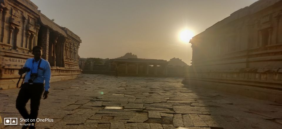 Photo of Hampi Bazaar Street, Karnataka, India by Jagathi Velpuri