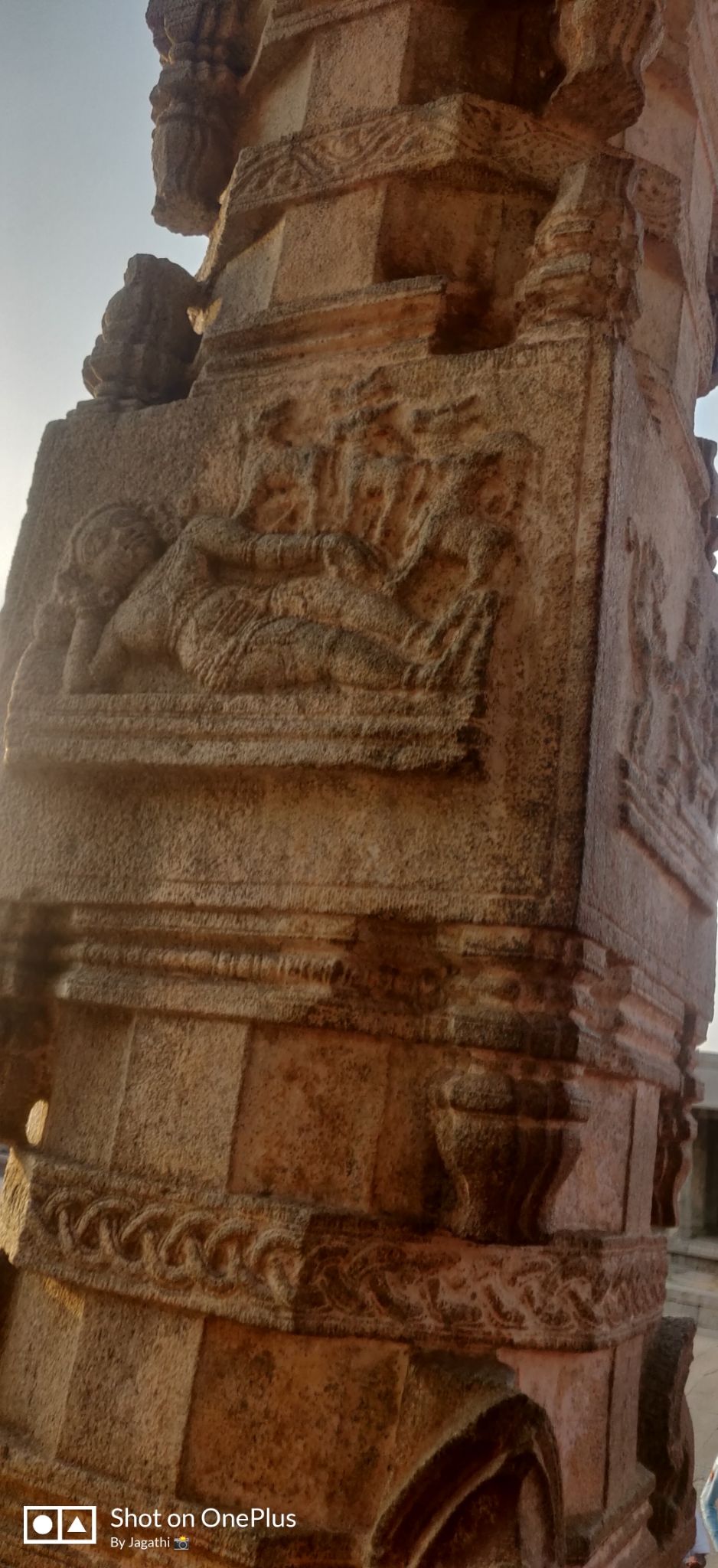 Photo of Hampi Bazaar Street, Karnataka, India by Jagathi Velpuri