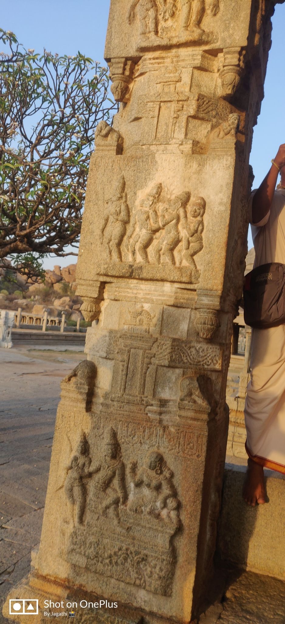 Photo of Hampi Bazaar Street, Karnataka, India by Jagathi Velpuri
