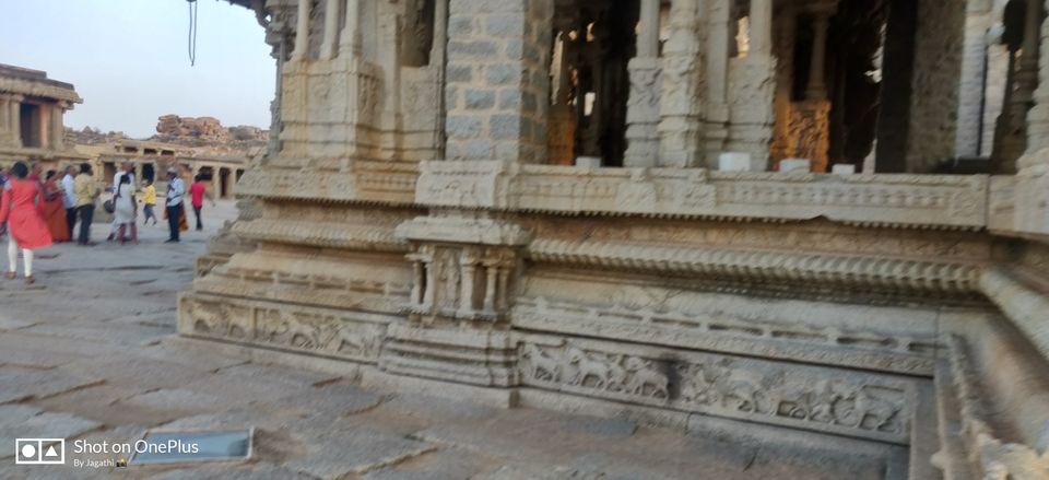 Photo of Hampi Bazaar Street, Karnataka, India by Jagathi Velpuri