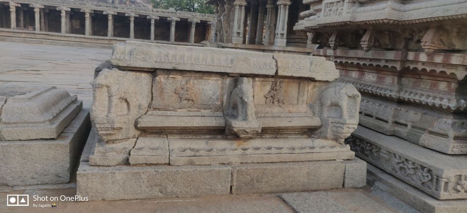 Photo of Hampi Bazaar Street, Karnataka, India by Jagathi Velpuri