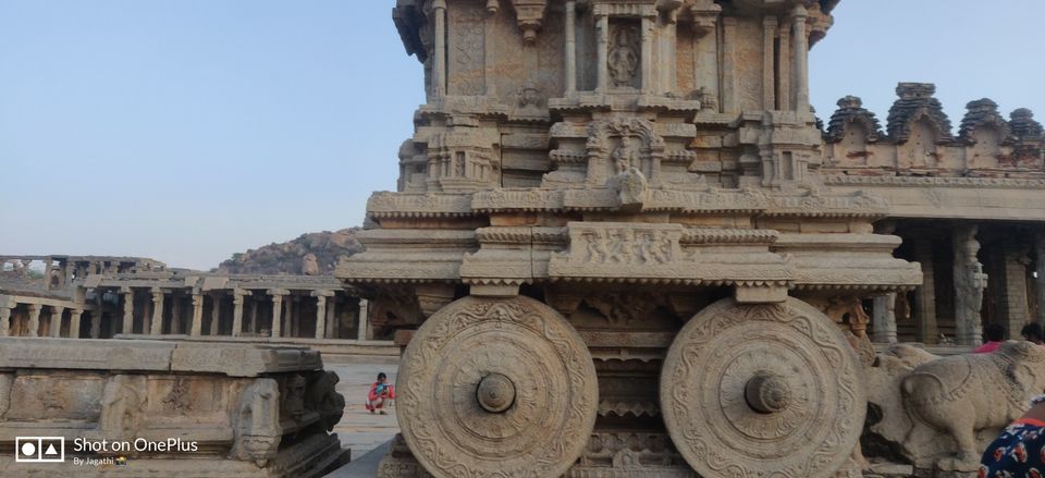 Photo of Hampi Bazaar Street, Karnataka, India by Jagathi Velpuri