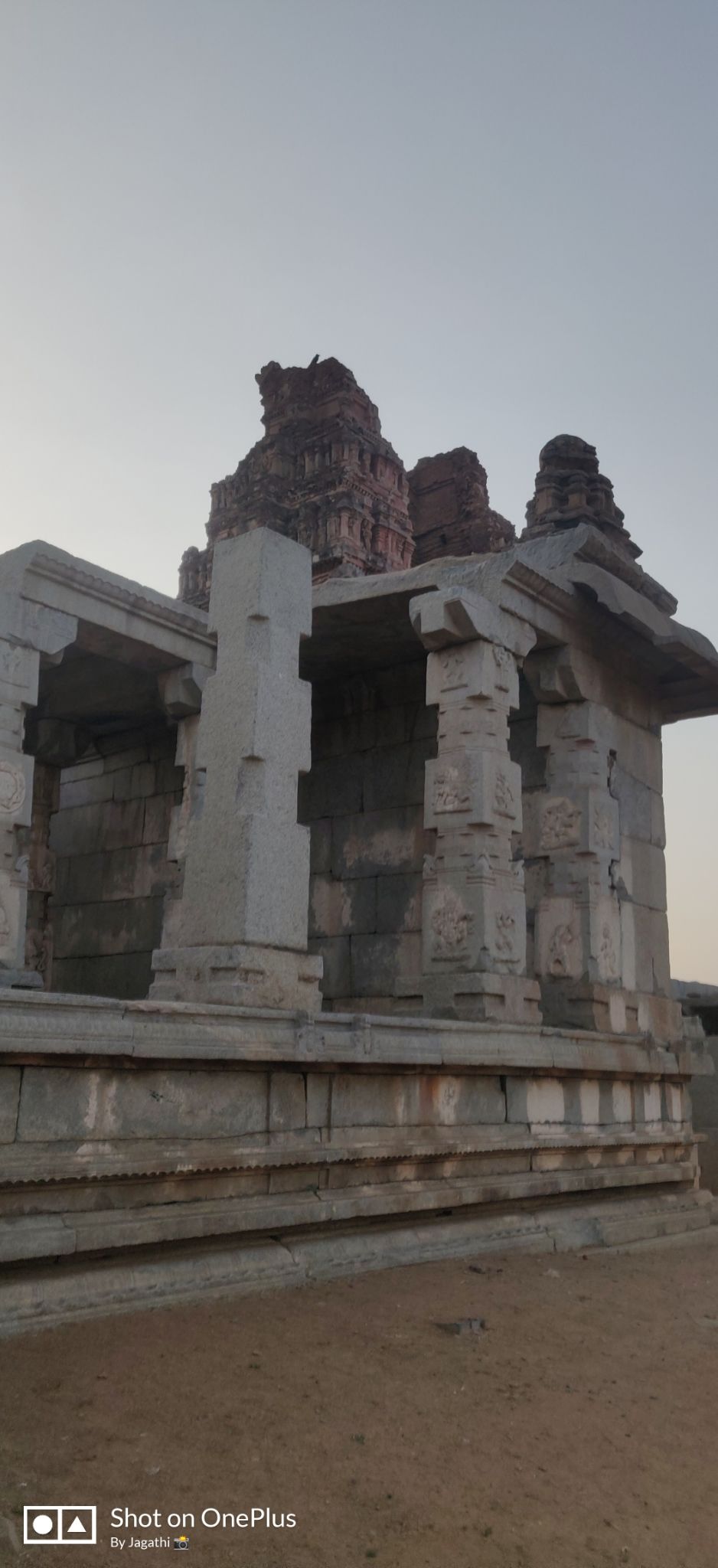 Photo of Hampi Bazaar Street, Karnataka, India by Jagathi Velpuri