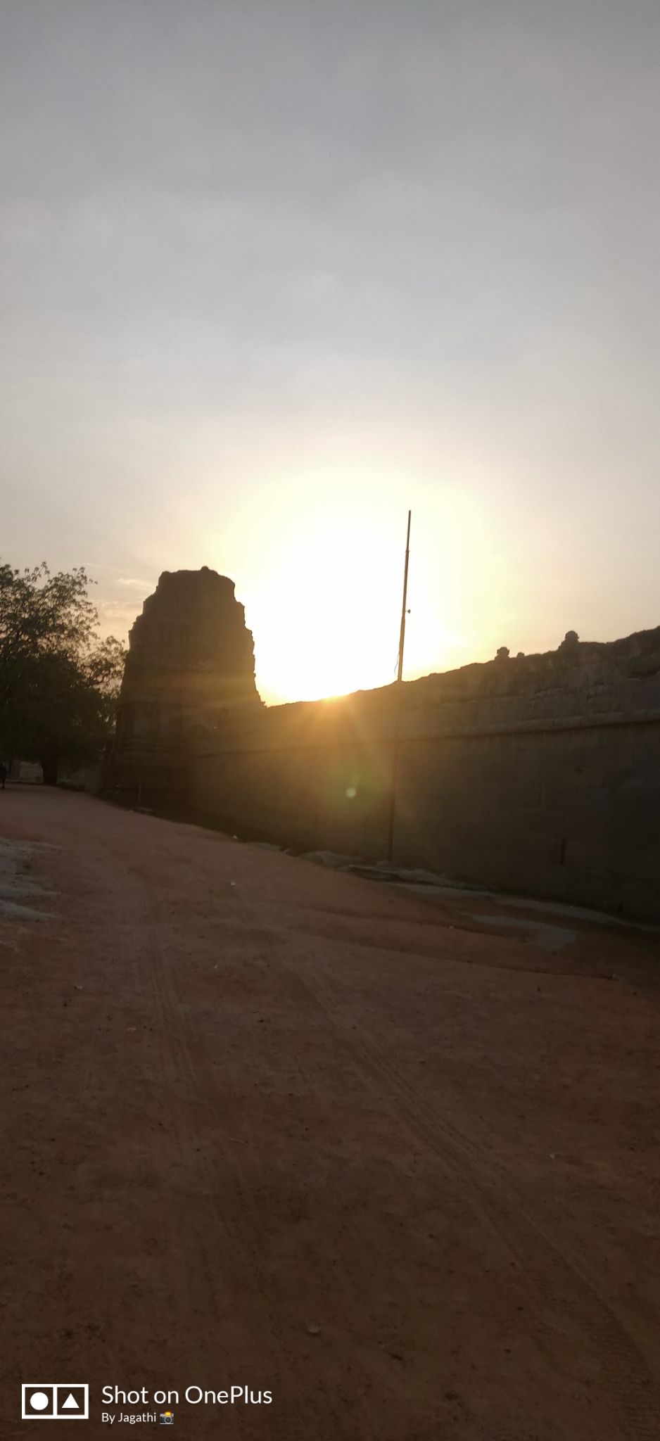 Photo of Hampi Bazaar Street, Karnataka, India by Jagathi Velpuri