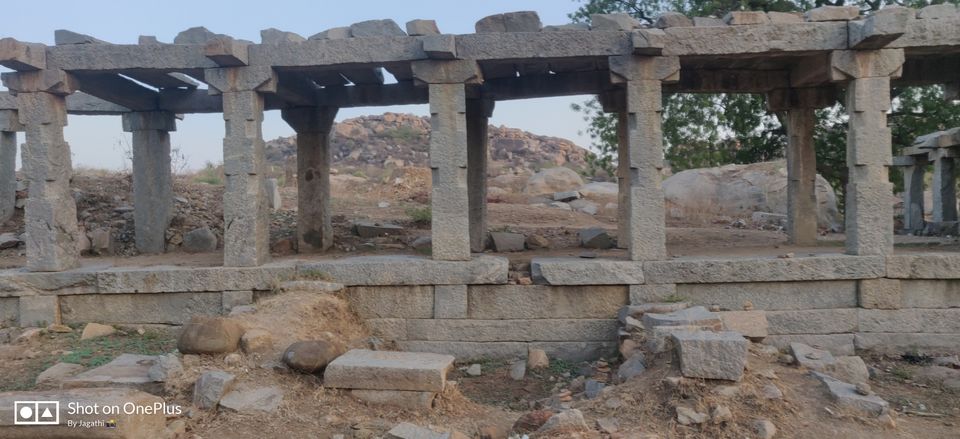 Photo of Hampi Bazaar Street, Karnataka, India by Jagathi Velpuri