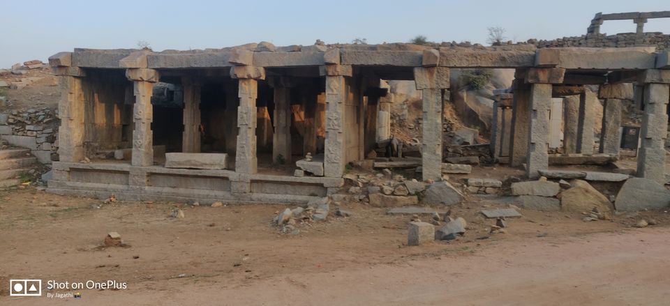 Photo of Hampi Bazaar Street, Karnataka, India by Jagathi Velpuri