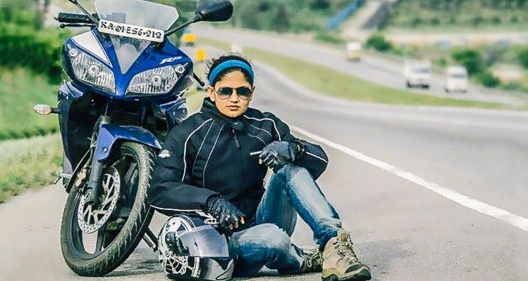Meet the First Indian Female Biker to Ride Solo From Kanyakumari ...