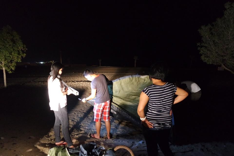 Photo of Desert beach night camping. 9/12 by Aian Mejillano